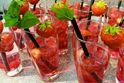 Feiner Erdbeerdrink